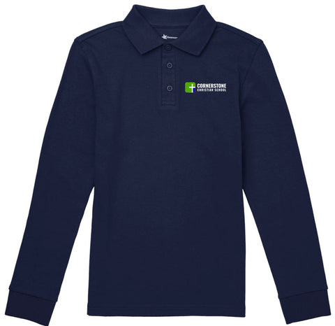 CCS Long Sleeve Cotton Polo